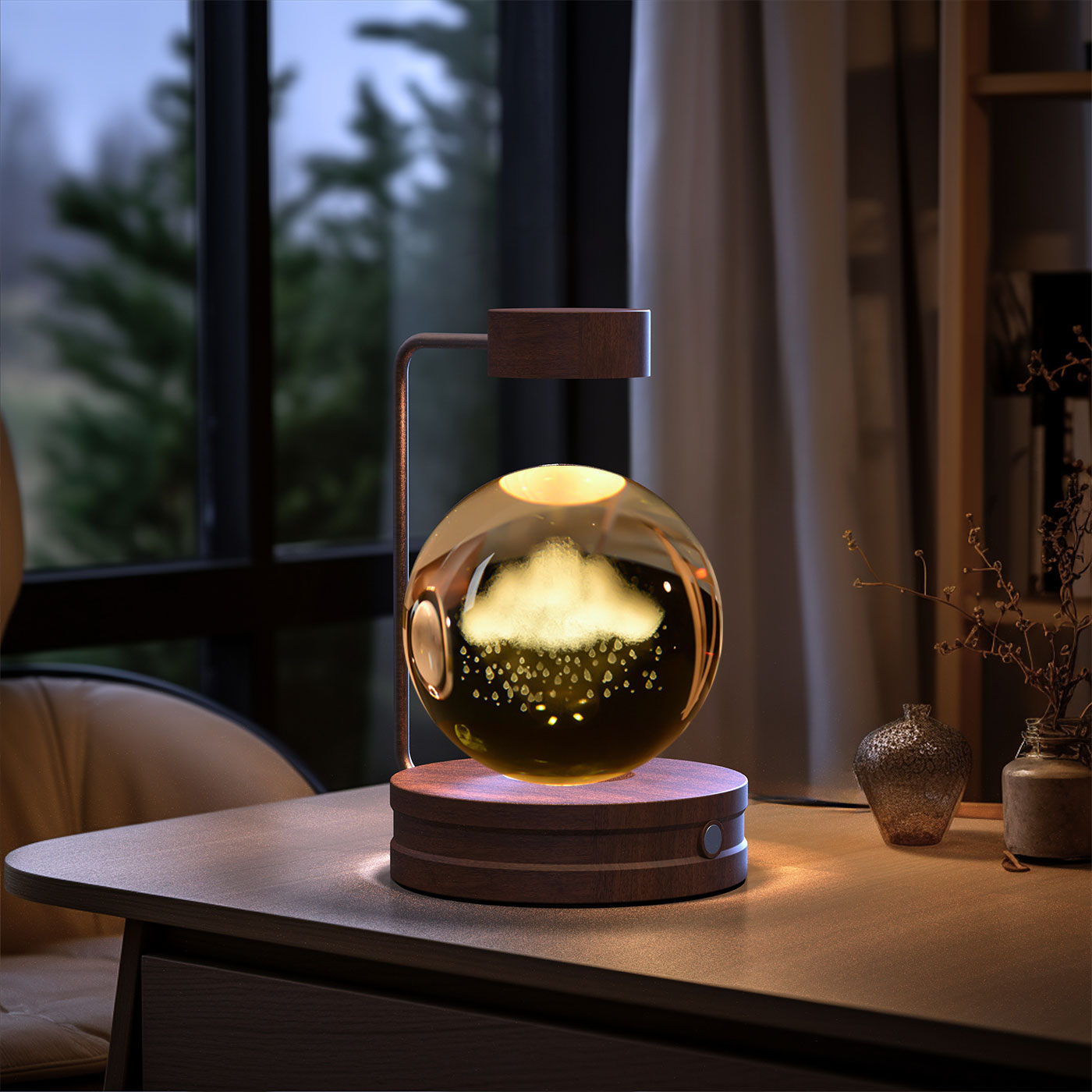 Crystal Ball Cosmic Indoor Nightlight