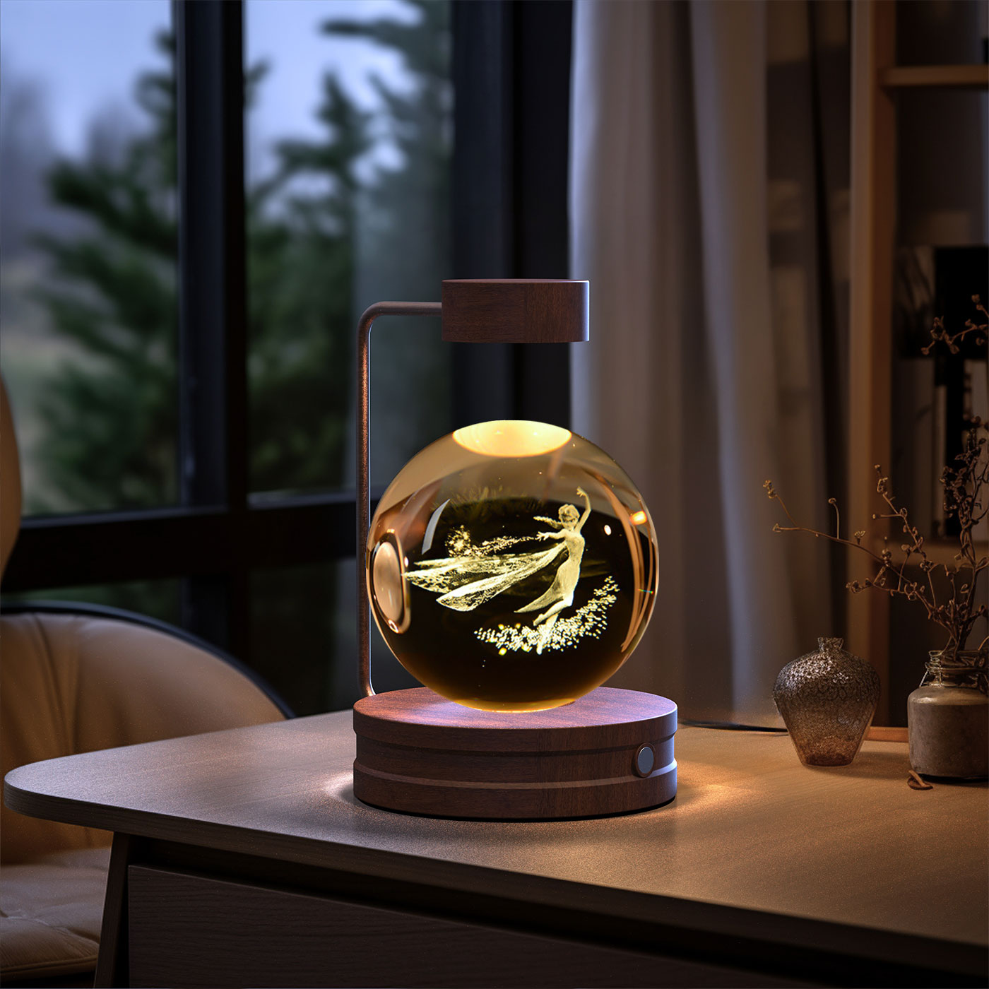 Crystal Ball Cosmic Indoor Nightlight