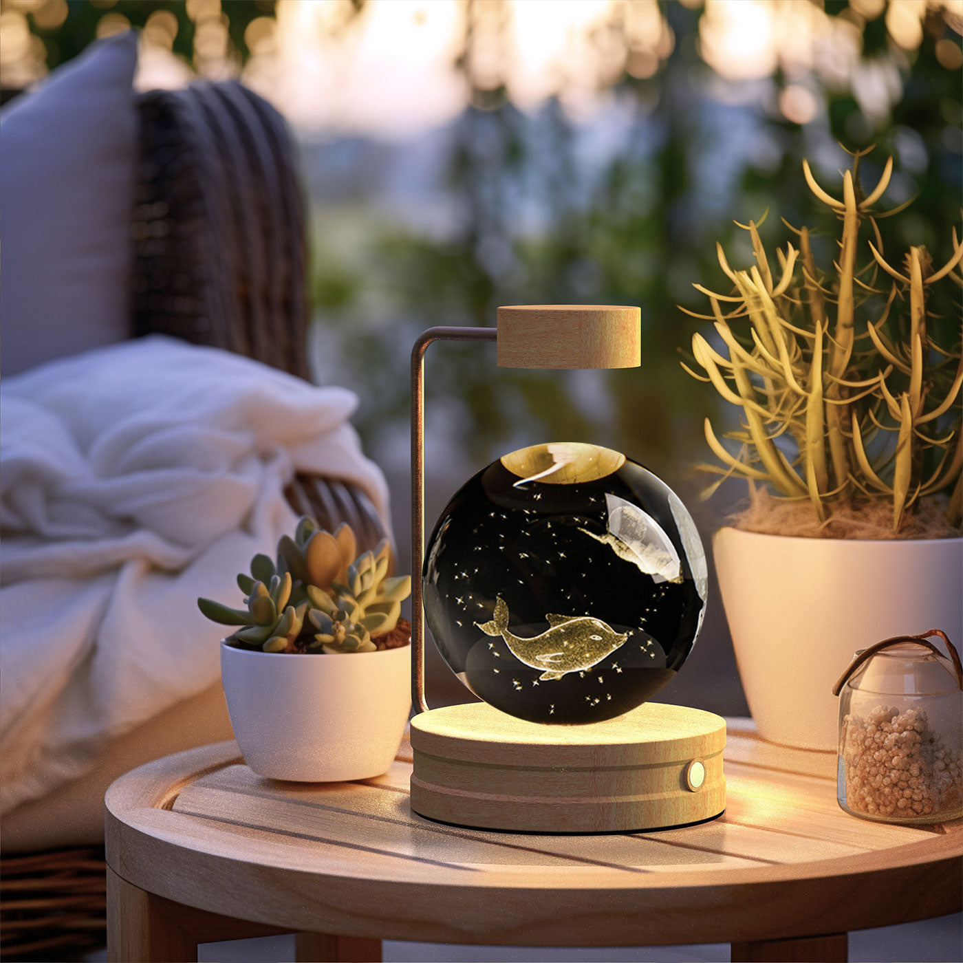 Crystal Ball Cosmic Indoor Nightlight