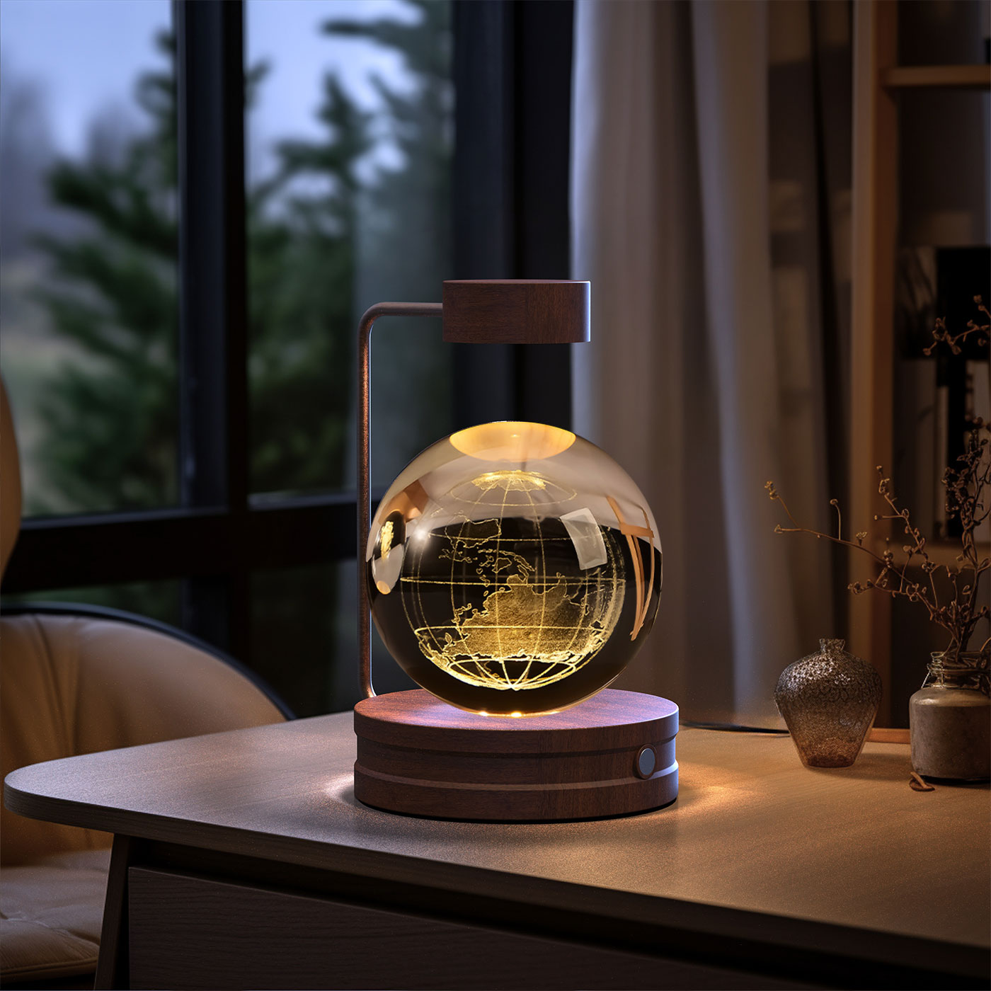 Crystal Ball Cosmic Indoor Nightlight